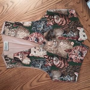 Vintage Tapestry Vest, Facets by Mirrors